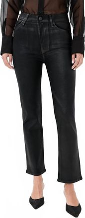 Frame Denim Le Sleek Straight Jeans In Mood Ring Coated