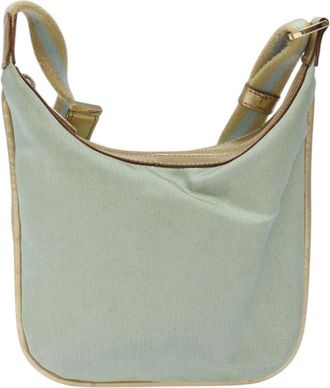 Gucci Ophidia Blue Canvas Shoulder Bag (Pre-Owned)