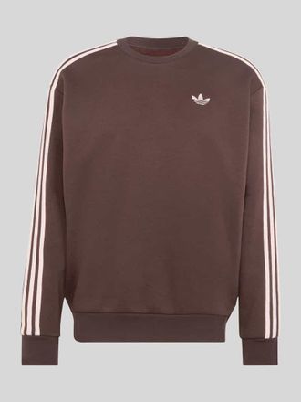 adidas Originals Sweatshirt mit Logo Detail aus Baumwoll-Mix in Dunkelbraun, Gr&ouml;&szlig;e XXL