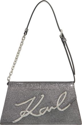 Karl Lagerfeld Crossbody Bags - K/Signature 2.0 Sp Md Shb - silver - Crossbody Bags for ladies