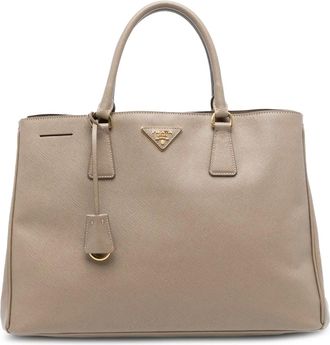 Prada 2013-2025 Large Saffiano Lux Galleria tote bag - Marrone