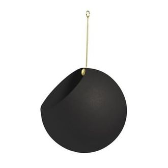 AYTM Hanging flowerpot Globe - Black - Iron
