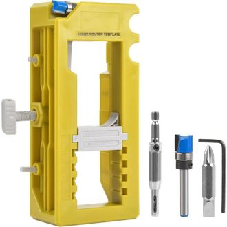 OEM Kit De Instalaci&oacute;n De Bisagras De Embutir Para Puertas De Alta Resistencia - Kit De Instalaci&oacute;n De Cerradura De Puerta - Adecuado Para Longitudes De 7