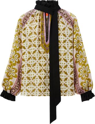 La DoubleJ Blusa Cerere a collo alto - Toni neutri