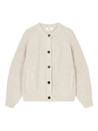 TOMBOY button wool cardigan - women - Wool - OS - Neutrals
