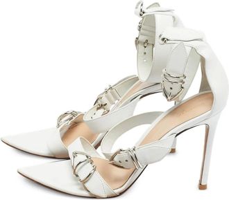 Gianvito Rossi Sandali con cintura - Bianco