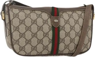 Gucci Pre-owned Cross Body Bags, female, Beige, Size: ONE SIZE Pre-owned Vintage Cross Body Bag