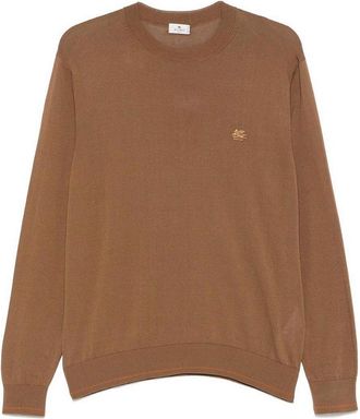 Etro Brown Cotton Sweater