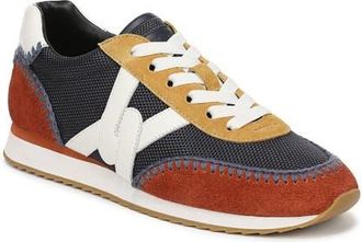 Veronica Beard Penrose Slip-On Sneaker in Navy/rust Suede at Nordstrom, Size 9.5