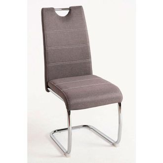 Regalos Miguel Sillas Comedor - Silla Hallen Tela - Gris claro