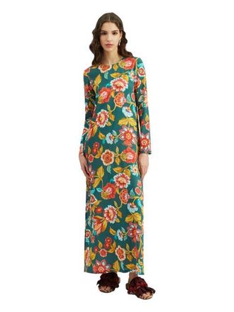 La DoubleJ Long Sleeve Swing Dress Hottie Emerald at Nordstrom, Size Xx-Small