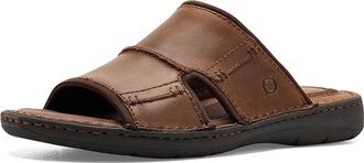 Born Maldon Mens Slide Shoes Rust : 14 M (D), Leather