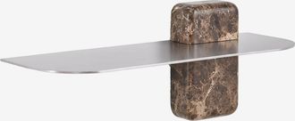 Sklum Estante De Pared Para Ba&ntilde;o En Acero Inoxidable Serbian Sklum &x2194&xfe0e 45 Cm