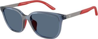 Emporio Armani Ek 4006U Zonnebril - unisex - Zonnebrillen - Blauw - 49 MM - Nylon - Accessoires