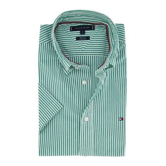 Tommy Hilfiger Heren, Overhemden, Groen, Maat: L