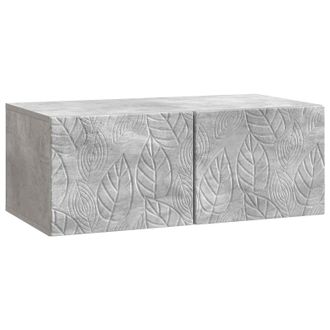 vidaXL Mueble De Tv De Pared 59,5 X 41 X 30 Cm Gris Hormig&oacute;n Vidaxl