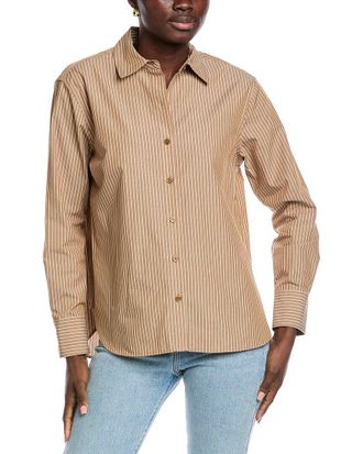 Kenneth Cole Stripe Poplin Shirt
