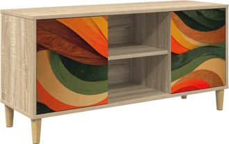vidaXL Mueble De Tv Bonn 102 X 33 X 50 Cm Sonoma Madera De Ingenier&iacute;a Vidaxl