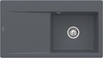 Villeroy & Boch Fregadero De 1 Seno Con Desag&uuml;e Autom&aacute;tico Villeroy Et Boch Subway 50 Plano Grafito Cer&aacute;mica Plus