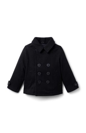 Janie and Jack The Classic Peacoat in Blue at Nordstrom, Size 18-24M