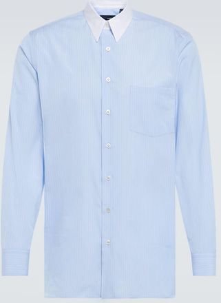 Lardini Cotton and silk long-sleeve shirt