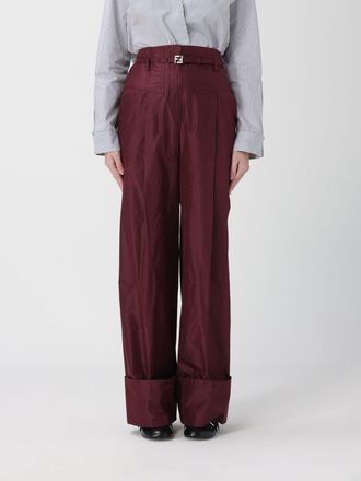 Fendi Pantaloni in taffet&agrave; di seta Fendi