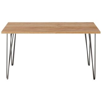 OEM Mesa Fisk 138 X 80 Cm Para Cocina, Sal&oacute;n, Comedor, Roble Craft