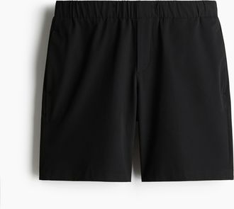 H&M Shorts Relaxed Fit - Schwarz