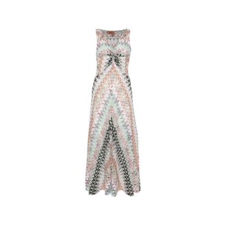 Missoni Sleeveless Zigzag Maxi Dress