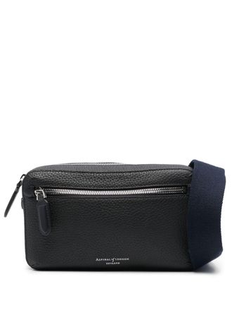 Aspinal of London Borsa messenger Reporter Compact - Blu