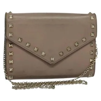 Valentino Pre-owned Clutches, female, Pink, Size: ONE SIZE Pre-owned Vintage Shoulder Bag