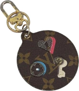 Louis Vuitton Pre-owned Canvas Key Holder - Dames - Vintage Accessoires - Bruin - ONE Size - Vintage