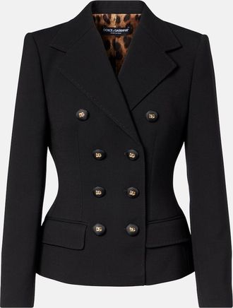 Dolce & Gabbana Blazer DG in lana vergine