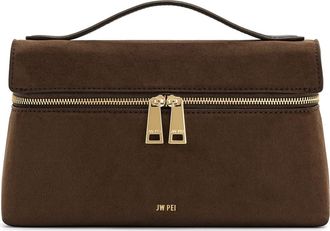 JW PEI Thea Faux Suede Top Handle Bag in Mocha Brown at Nordstrom