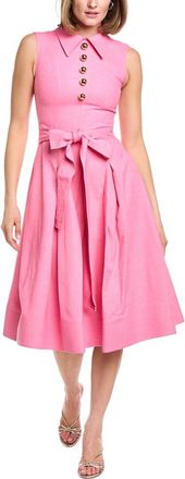 Carolina Herrera Pleated Midi Dress