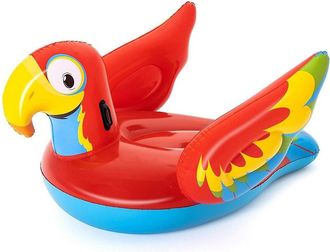 Trade Shop Trade Shop - Cavalcabile Gonfiabile Pappagallo 203x132 Cm Bambini Mare Animale Piscina 41127