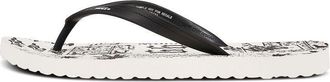 Vans Makena Fashion Unisex Black White Slippers Black White VN0A3MTLW85
