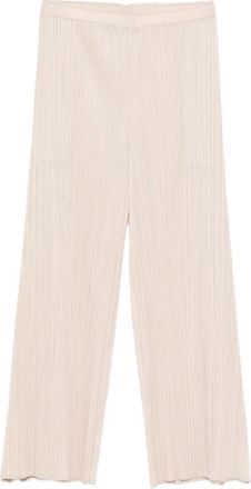 Pleats Please Issey Miyake Plooibroek - Beige