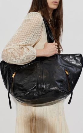 AllSaints Jean Rey Shopper Bag, Womens, Black