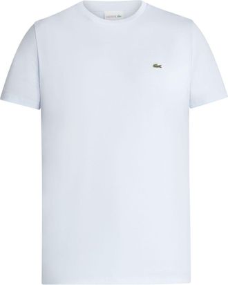 Lacoste logo-patch cotton T-shirt - men - Cotton - 3 - Blue