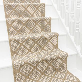 Runrug Stair Runner Carpet - Reversible & Durable, 2mm - Olmec in Brown | Size: 60 cm x 600 cm