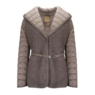 Fay Winter Jackets, female, Gray, Size: XL Down Jacket