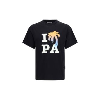 Palm Angels Zwarte Katoenen T-shirt