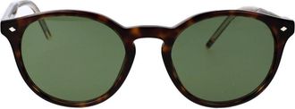 Giorgio Armani Stijlvolle zonnebril met model 0Ar 8211 - Heren - Zonnebrillen - Bruin - 52 MM - Accessoires