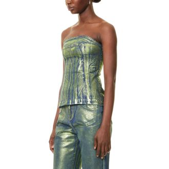 Amy Lynn AmyLynn Dames/Dames Slim Tube Top (Groen)