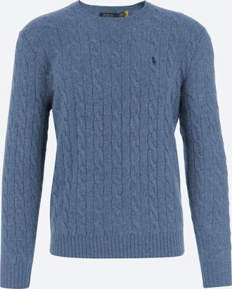 Polo Ralph Lauren Maglione Polo Ralph Lauren in lana e cashmere lavorato a trecce