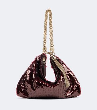 Jimmy Choo London Callie Medium sequined clutch