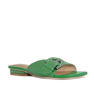 Donald J Pliner Womens Tracie Slide In Emerald