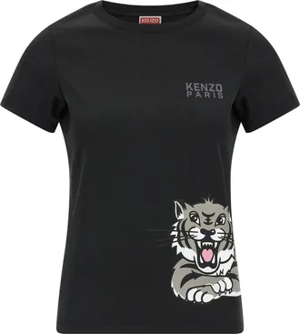 Kenzo Zwarte Katoenen T-Shirt