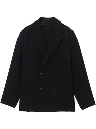 N.HOOLYWOOD double-breasted blazer - men - Polyester - 38 - Black